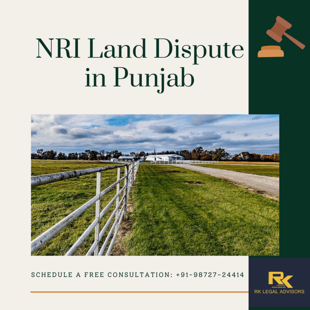 nri land disputes in Punjab